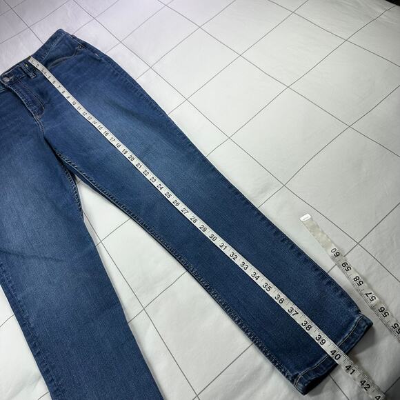Happy x Nature Jeans Womens 32 Blue Ultra High Rise Skinny Medium Wash Casual - Picture 11 of 12